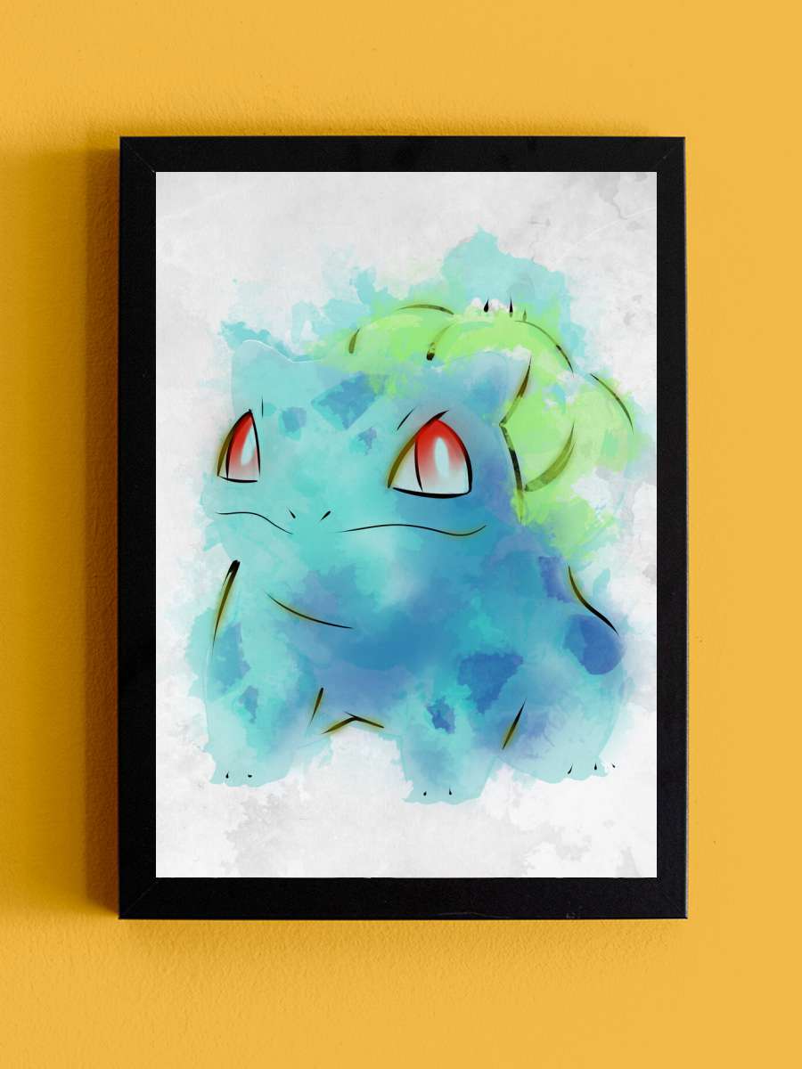 Grass poison watercolor Anime Poster Tablo Siyah Çerçeveli Yüksek Kalite Anime Duvar Tablo