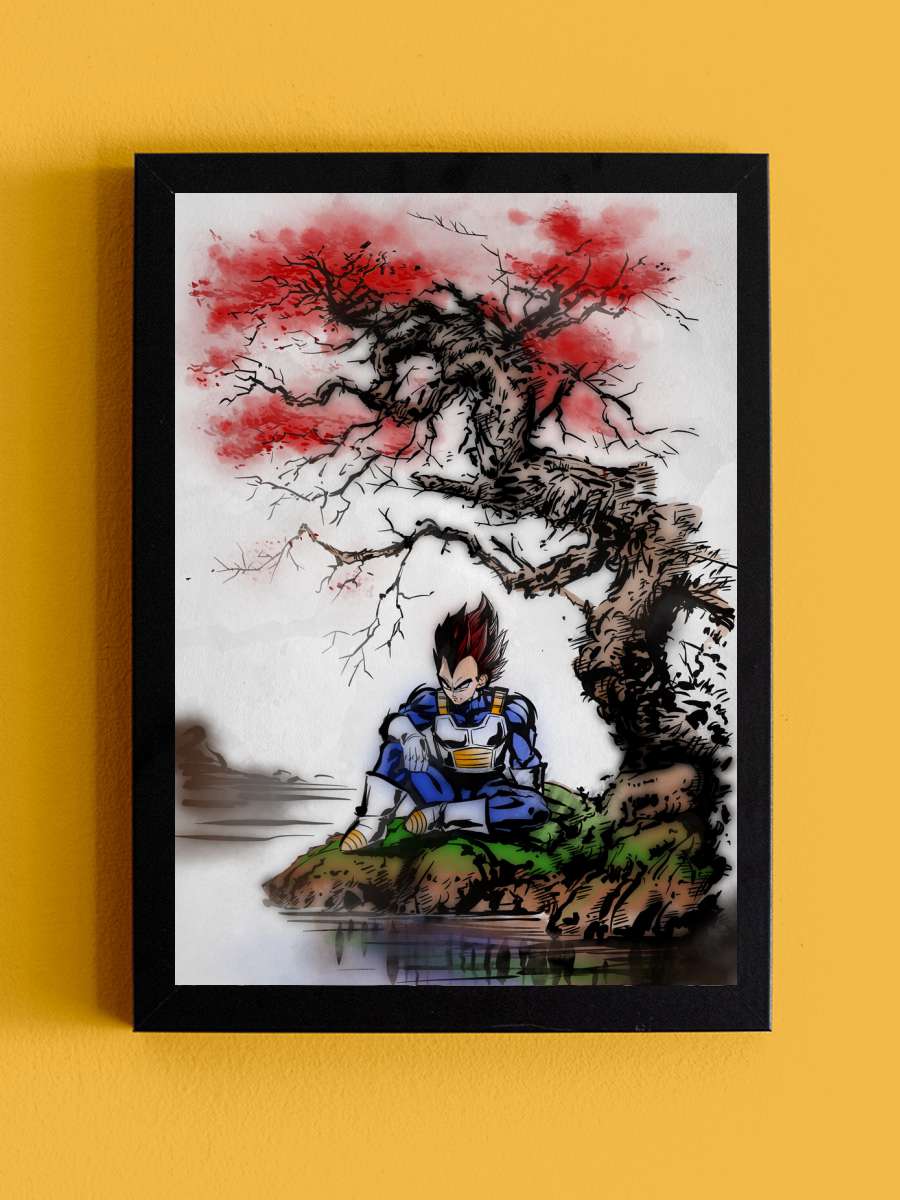 Proud under the tree Anime Poster Tablo Siyah Çerçeveli Yüksek Kalite Anime Duvar Tablo