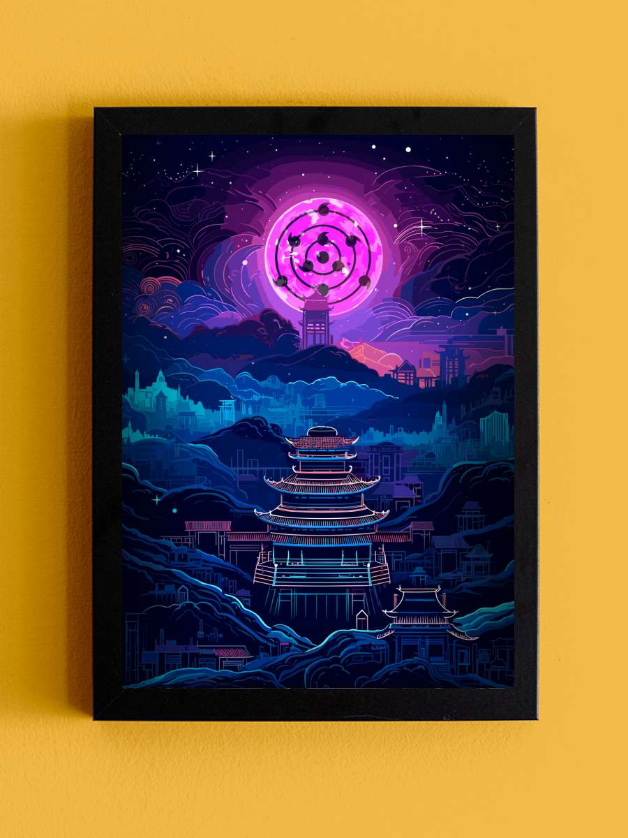 Japanese Landscape - Anime … (Poster) Anime Poster Tablo Siyah Çerçeveli Yüksek Kalite Anime Duvar Tablo