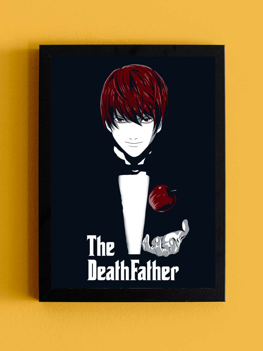 The death Father Anime Poster Tablo Siyah Çerçeveli Yüksek Kalite Anime Duvar Tablo