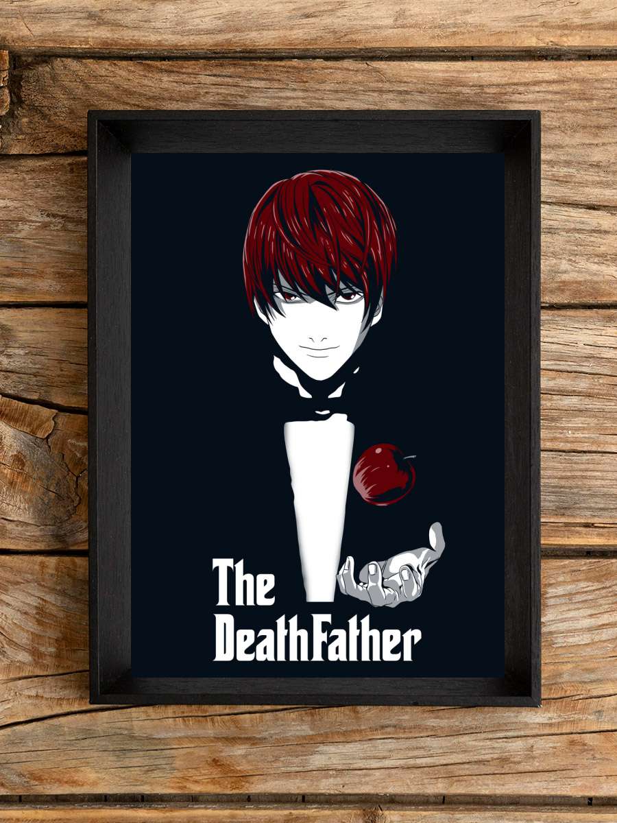 The death Father Anime Poster Tablo Siyah Çerçeveli Yüksek Kalite Anime Duvar Tablo