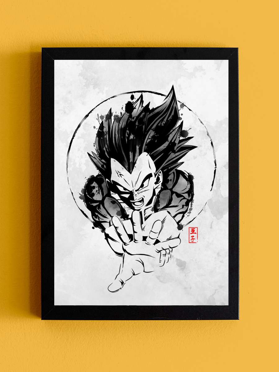 Prince warrior Anime Poster Tablo Siyah Çerçeveli Yüksek Kalite Anime Duvar Tablo