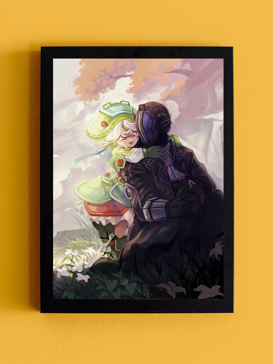 Anime Made In Abyss Anime Poster Tablo Siyah Çerçeveli Yüksek Kalite Anime Duvar Tablo