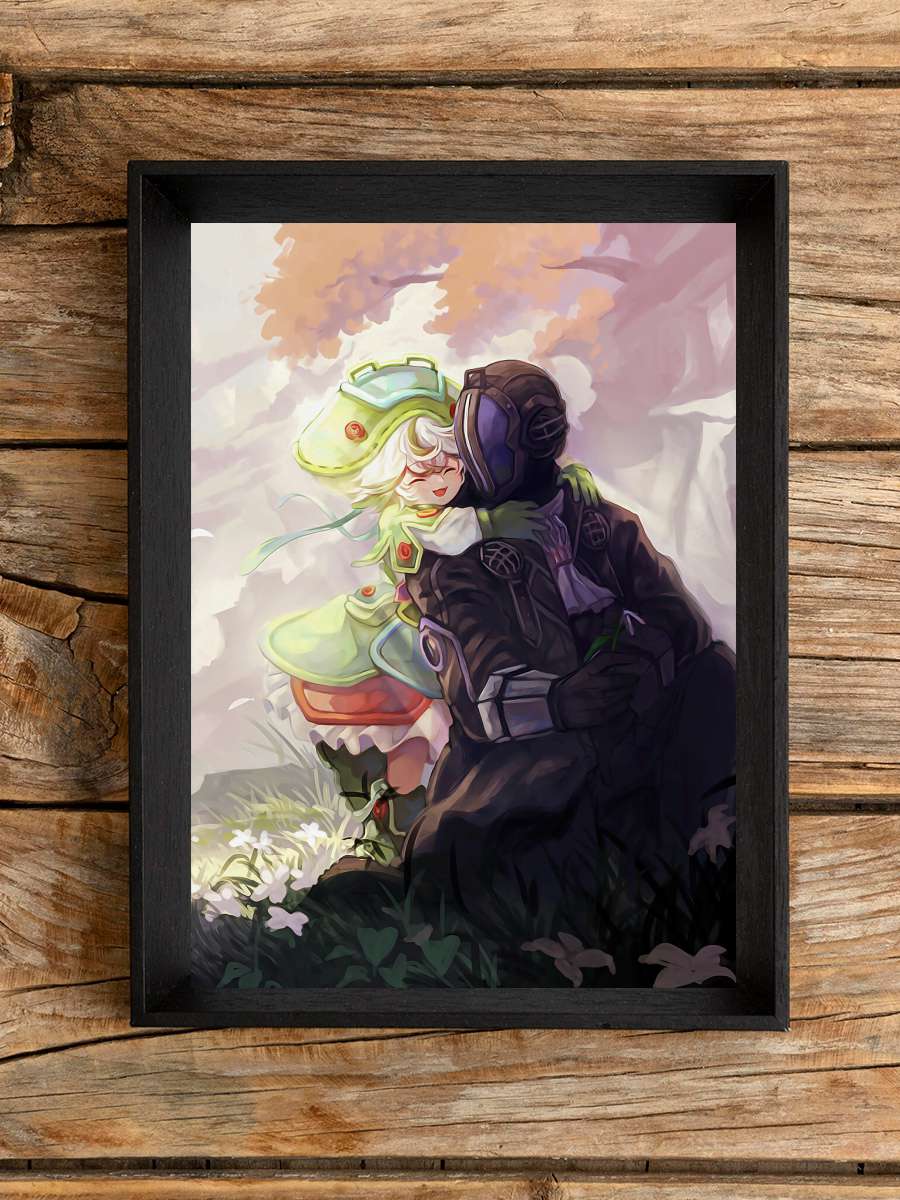 Anime Made In Abyss Anime Poster Tablo Siyah Çerçeveli Yüksek Kalite Anime Duvar Tablo