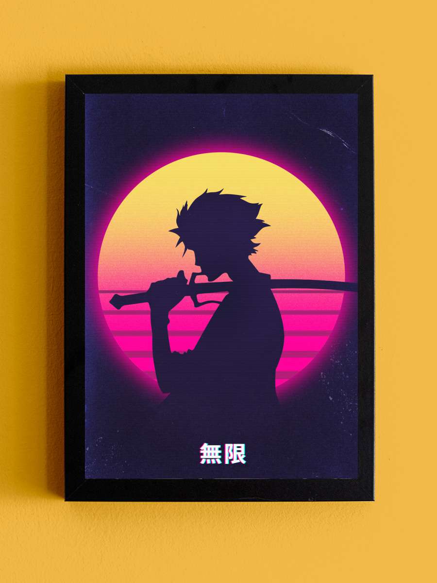 Vagabond in retro Anime Poster Tablo Siyah Çerçeveli Yüksek Kalite Anime Duvar Tablo