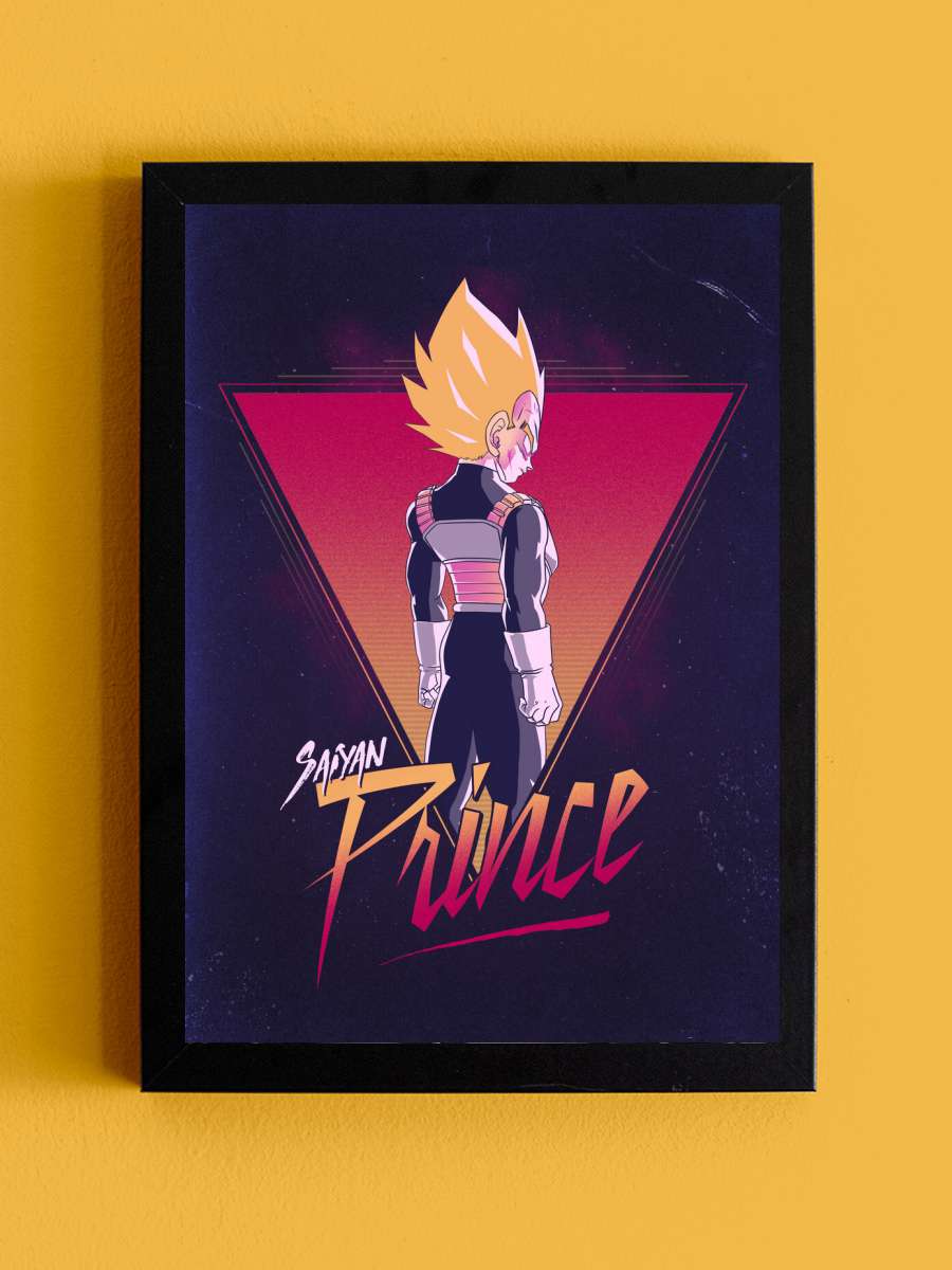 Retro Prince Anime Poster Tablo Siyah Çerçeveli Yüksek Kalite Anime Duvar Tablo