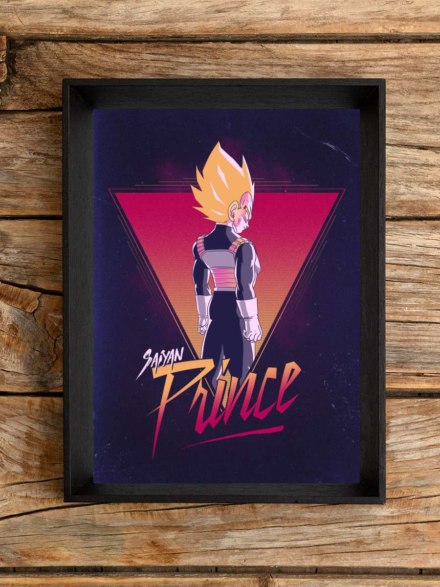 Retro Prince Anime Poster Tablo Siyah Çerçeveli Yüksek Kalite Anime Duvar Tablo