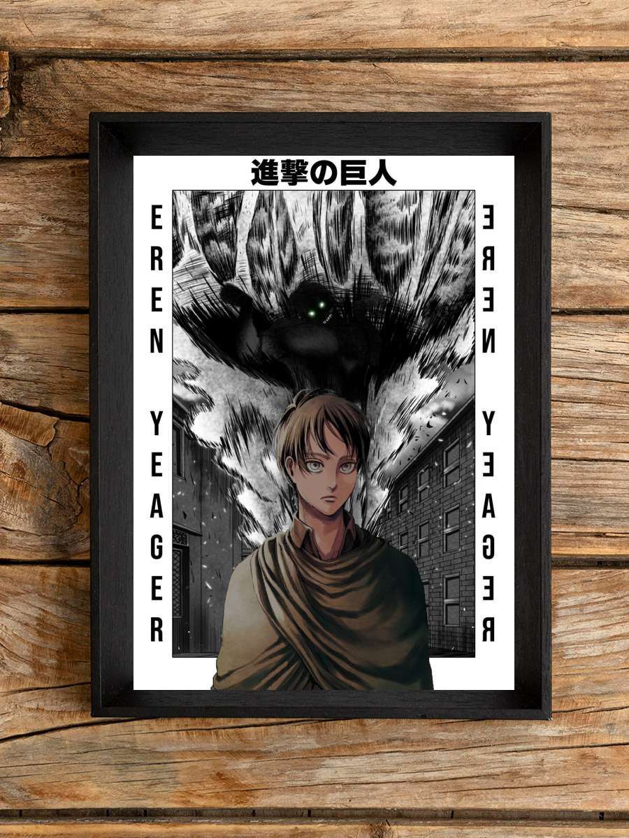 Brown cape Anime Poster Tablo Siyah Çerçeveli Yüksek Kalite Anime Duvar Tablo