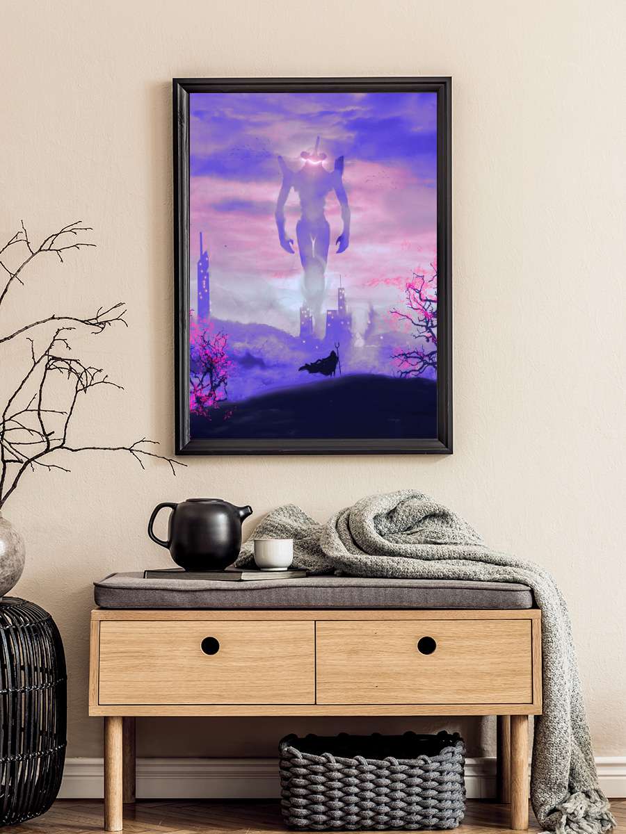 Evangelion mark0.6 Kaworu… Kaworu Nagisa Anime Poster Tablo Siyah Çerçeveli Yüksek Kalite Anime Duvar Tablo