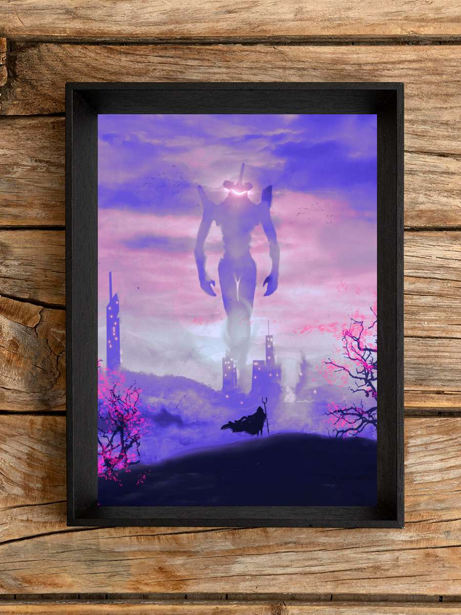 Evangelion mark0.6 Kaworu… Kaworu Nagisa Anime Poster Tablo Siyah Çerçeveli Yüksek Kalite Anime Duvar Tablo