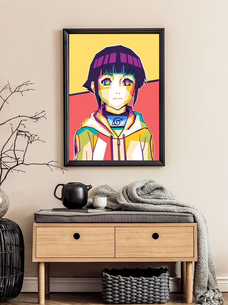 Anime Girl Hinata Anime Poster Tablo Siyah Çerçeveli Yüksek Kalite Anime Duvar Tablo