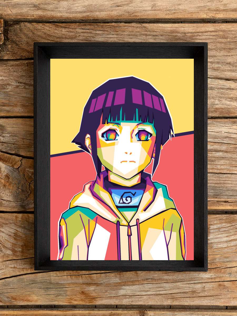 Anime Girl Hinata Anime Poster Tablo Siyah Çerçeveli Yüksek Kalite Anime Duvar Tablo