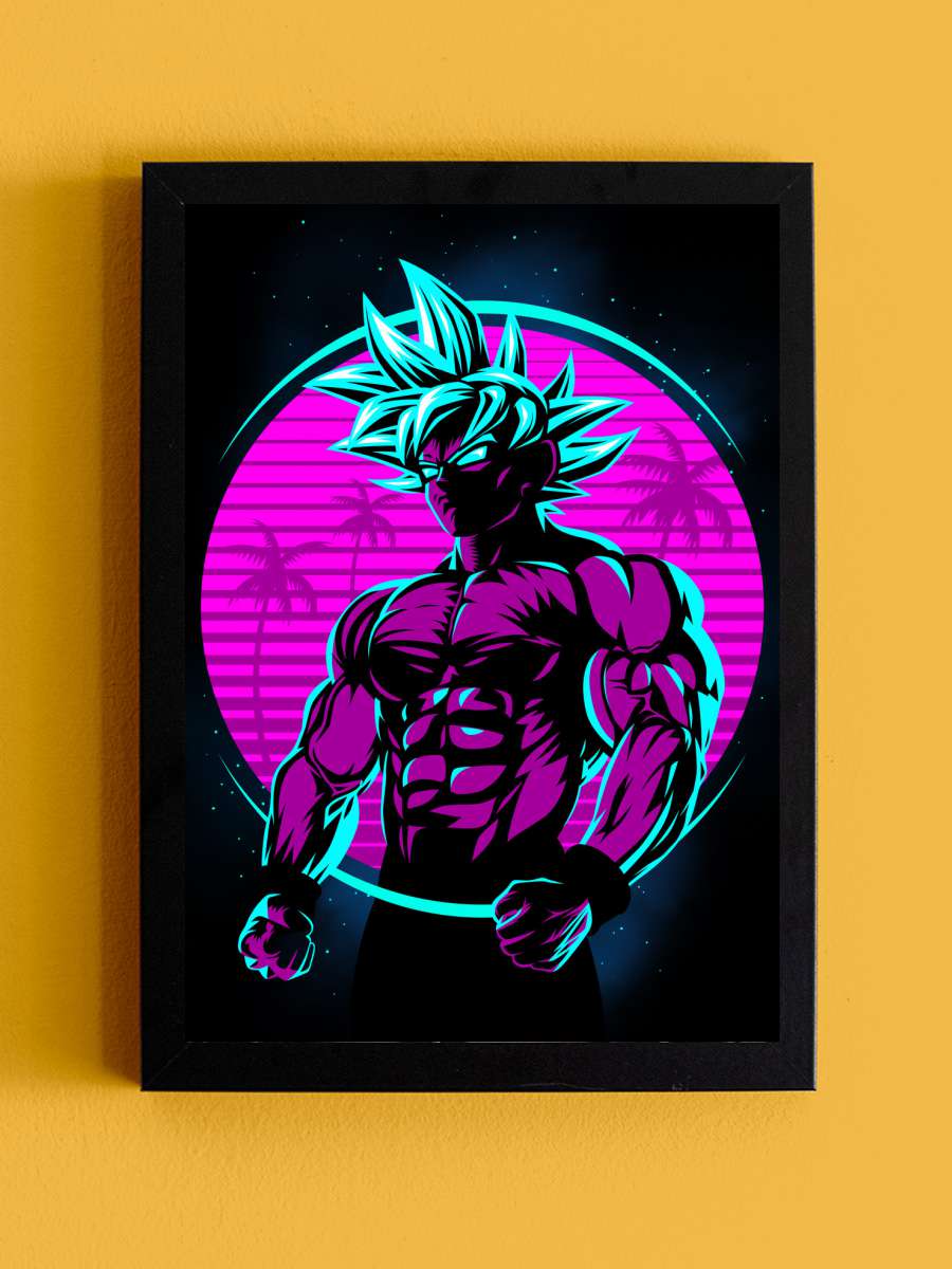 Retro instinct Anime Poster Tablo Siyah Çerçeveli Yüksek Kalite Anime Duvar Tablo