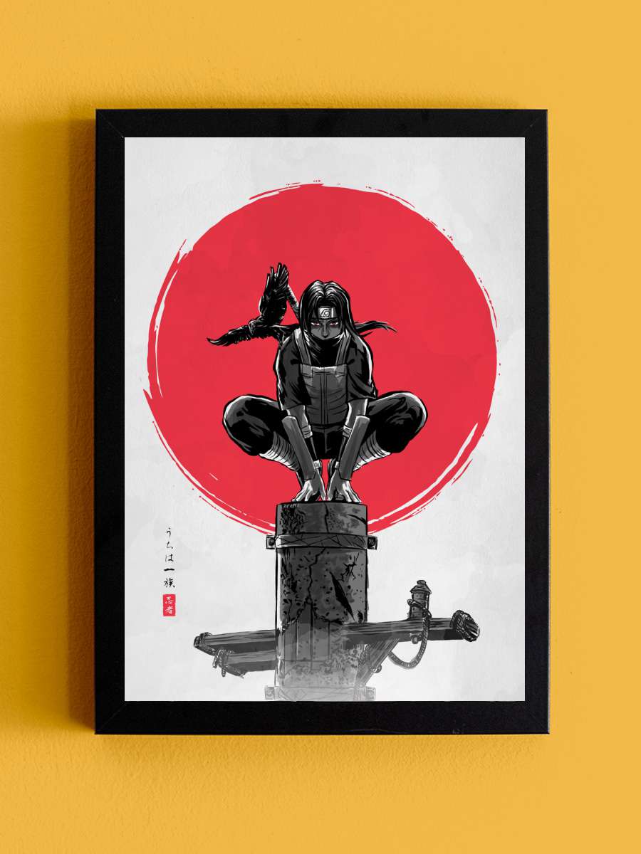 The Renegade Ninja Anime Poster Tablo Siyah Çerçeveli Yüksek Kalite Anime Duvar Tablo