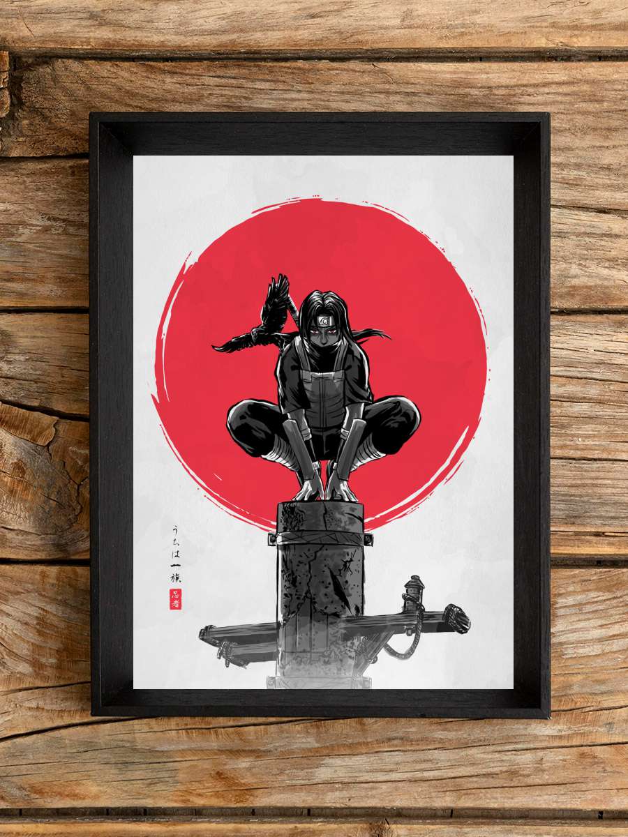 The Renegade Ninja Anime Poster Tablo Siyah Çerçeveli Yüksek Kalite Anime Duvar Tablo