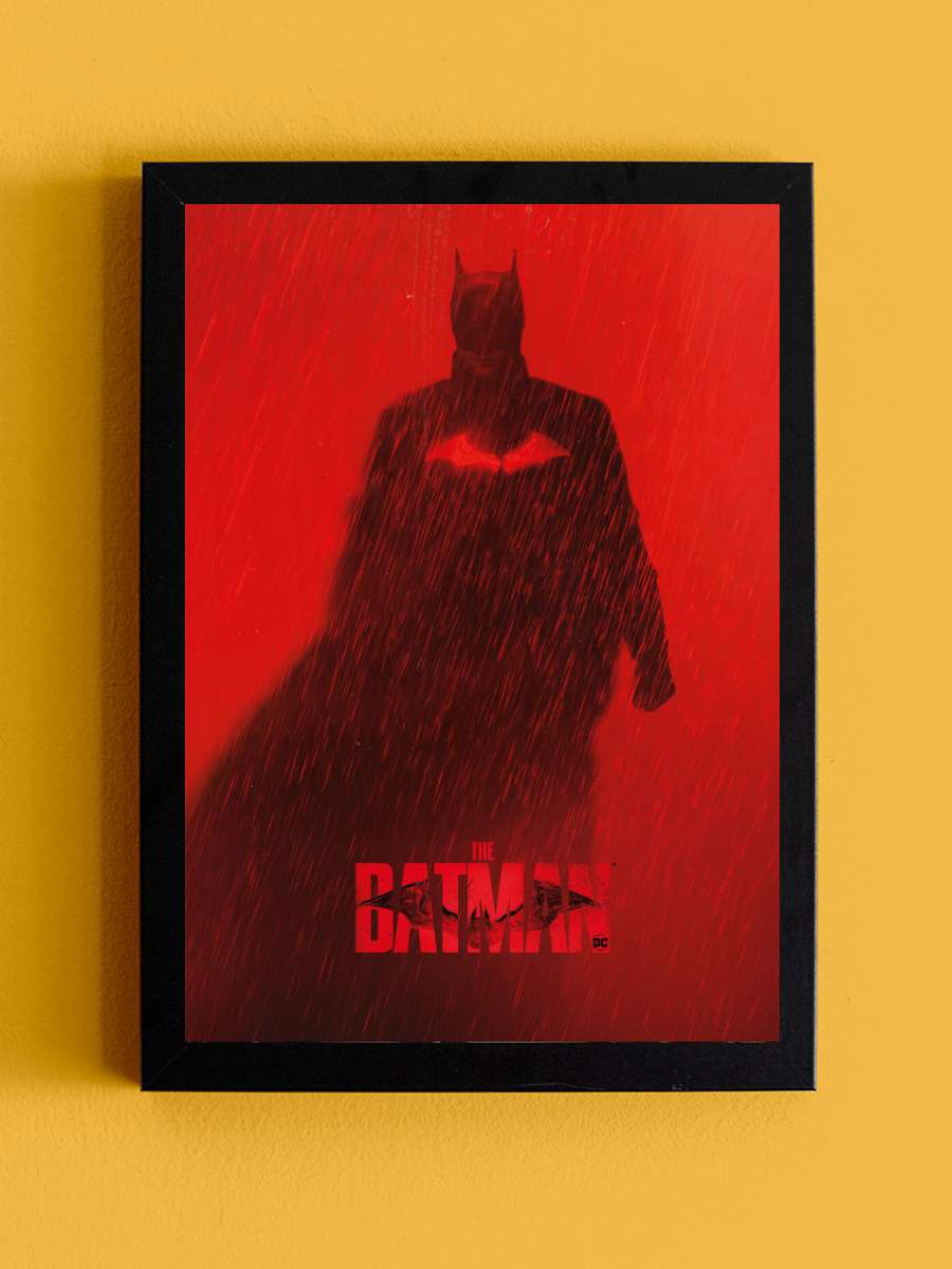 The Batman 2022 Film Poster Tablo Siyah Çerçeveli Yüksek Kalite Film Duvar Tablo