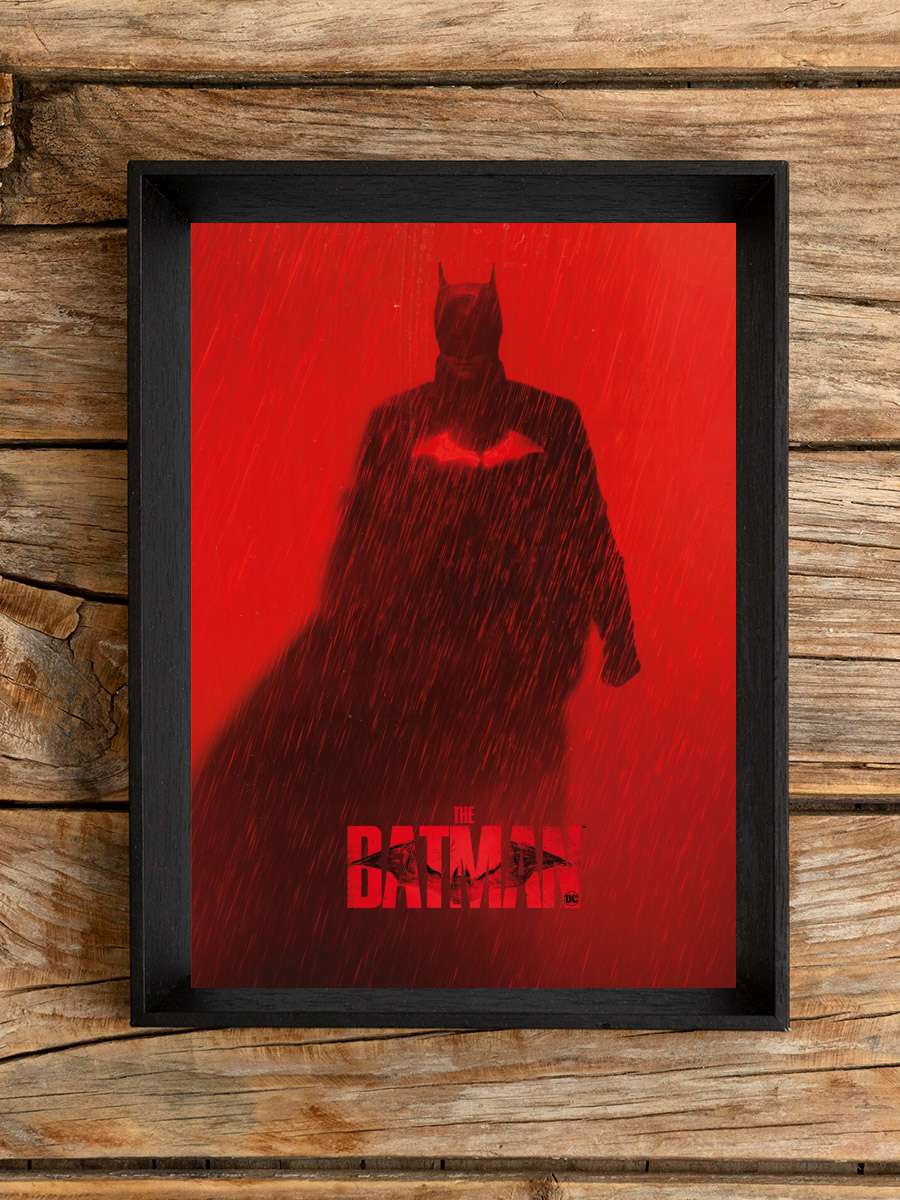 The Batman 2022 Film Poster Tablo Siyah Çerçeveli Yüksek Kalite Film Duvar Tablo