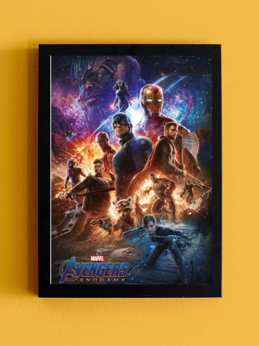 Avengers: Endgame - From The Ashes Film Poster Tablo Siyah Çerçeveli Yüksek Kalite Film Duvar Tablo