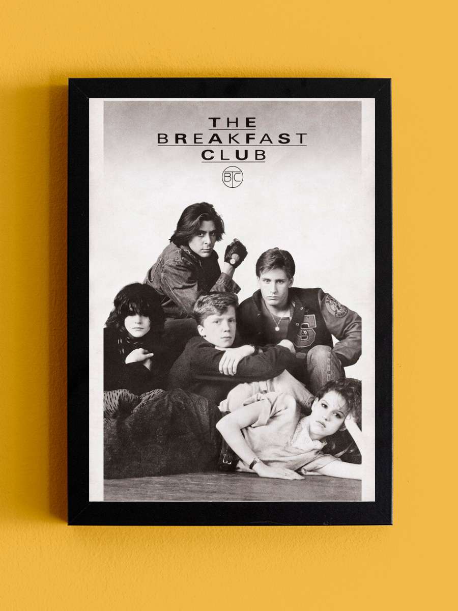 The Breakfast Club Film Poster Tablo Siyah Çerçeveli Yüksek Kalite Film Duvar Tablo