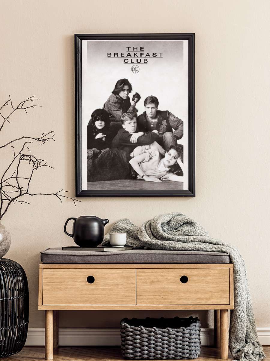 The Breakfast Club Film Poster Tablo Siyah Çerçeveli Yüksek Kalite Film Duvar Tablo