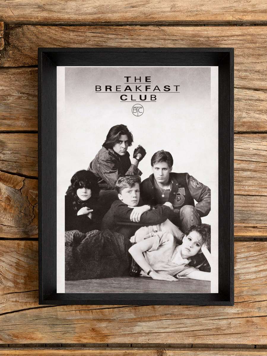 The Breakfast Club Film Poster Tablo Siyah Çerçeveli Yüksek Kalite Film Duvar Tablo