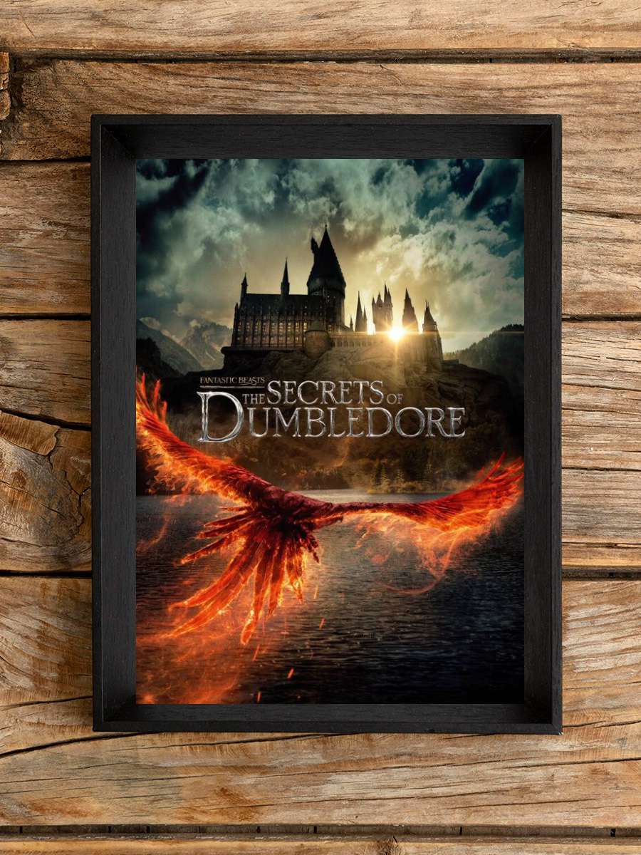 Fantastic Beasts - The Secrets of Dumbledore Film Poster Tablo Siyah Çerçeveli Yüksek Kalite Film Duvar Tablo