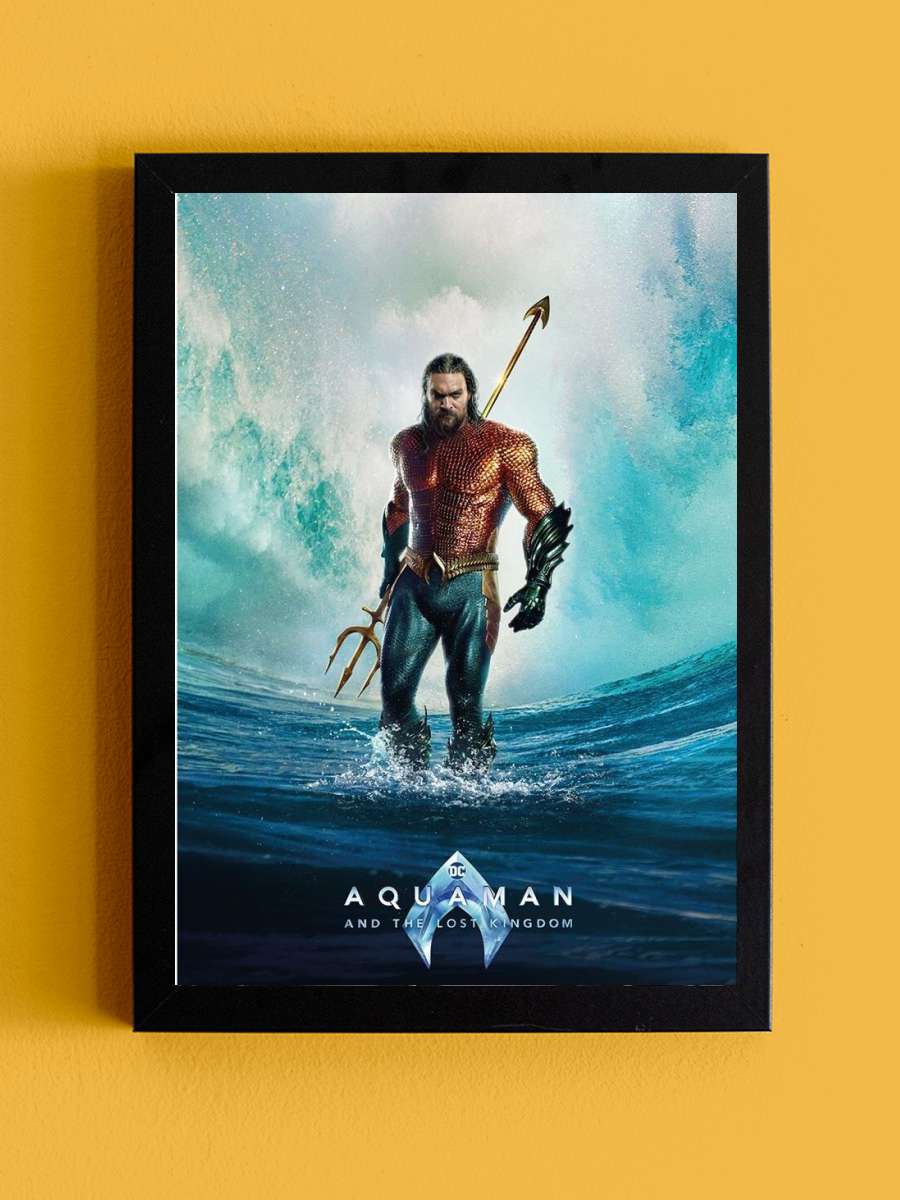 Aquaman and the Lost Kingdom - Tempest Film Poster Tablo Siyah Çerçeveli Yüksek Kalite Film Duvar Tablo