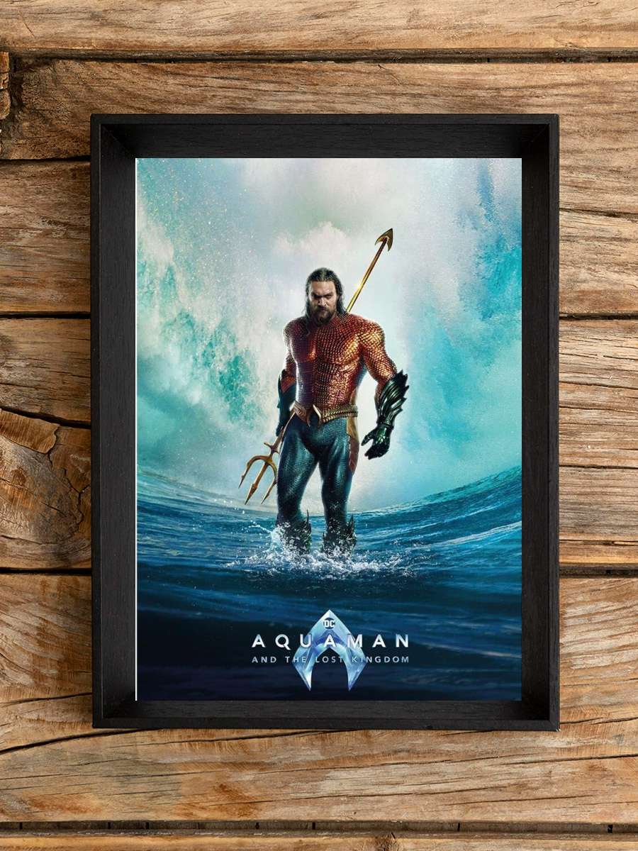 Aquaman and the Lost Kingdom - Tempest Film Poster Tablo Siyah Çerçeveli Yüksek Kalite Film Duvar Tablo