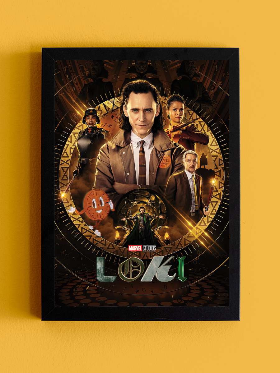 Loki - Glorious Purpose Film Poster Tablo Siyah Çerçeveli Yüksek Kalite Film Duvar Tablo