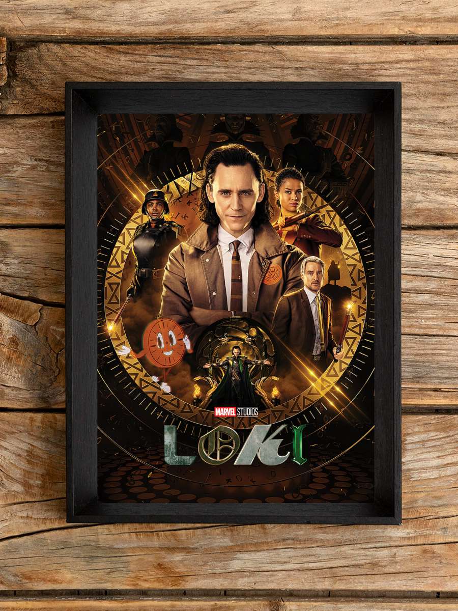 Loki - Glorious Purpose Film Poster Tablo Siyah Çerçeveli Yüksek Kalite Film Duvar Tablo