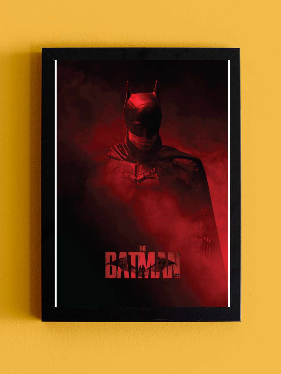 The Batman 2022 Film Poster Tablo Siyah Çerçeveli Yüksek Kalite Film Duvar Tablo