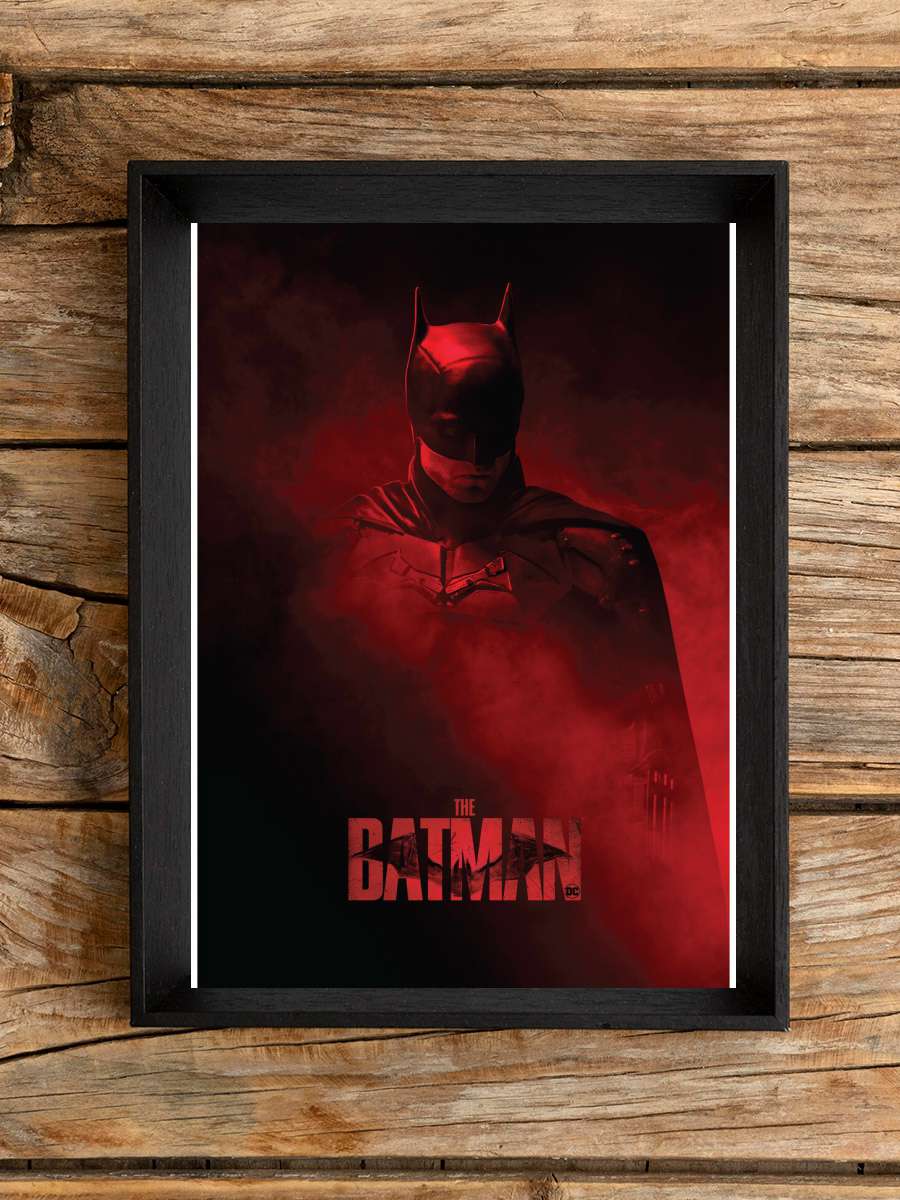 The Batman 2022 Film Poster Tablo Siyah Çerçeveli Yüksek Kalite Film Duvar Tablo