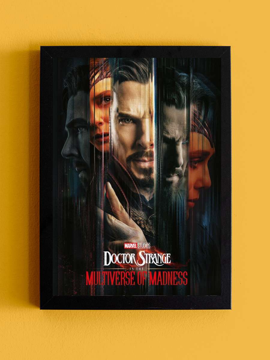 Doctor Strange - In the Universe of Madness Film Poster Tablo Siyah Çerçeveli Yüksek Kalite Film Duvar Tablo