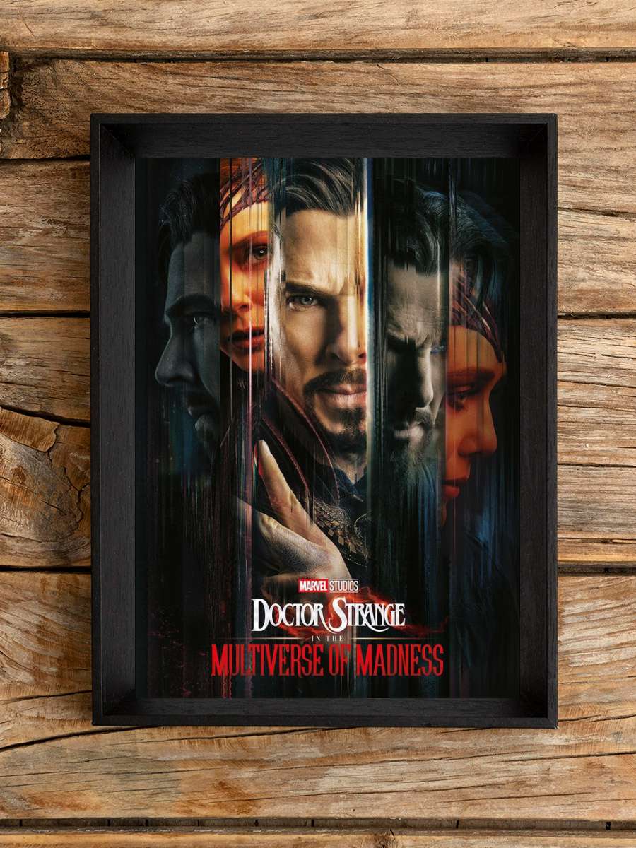 Doctor Strange - In the Universe of Madness Film Poster Tablo Siyah Çerçeveli Yüksek Kalite Film Duvar Tablo