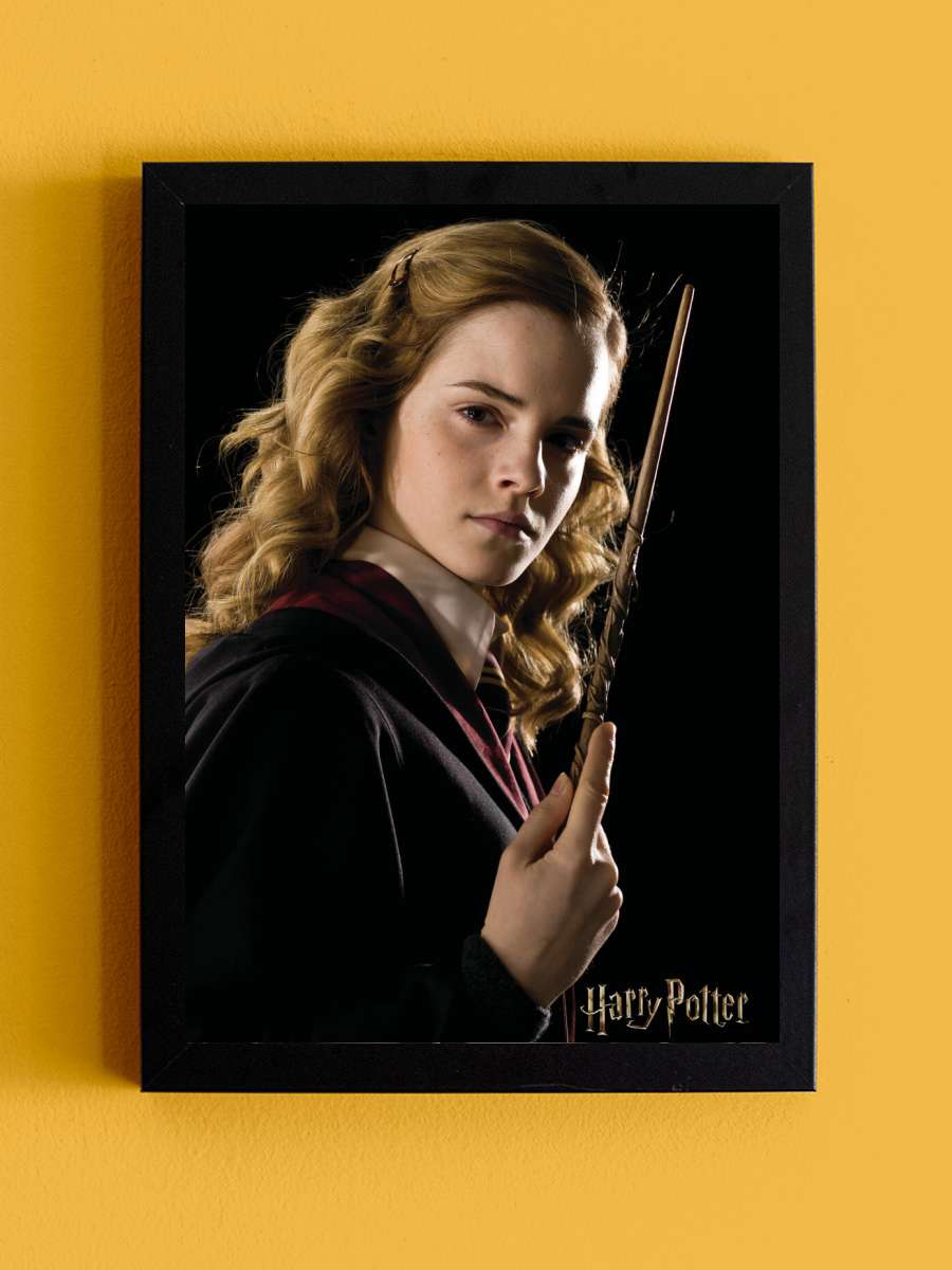 Harry Potter - Hermione Granger… Granger portrait Film Poster Tablo Siyah Çerçeveli Yüksek Kalite Film Duvar Tablo