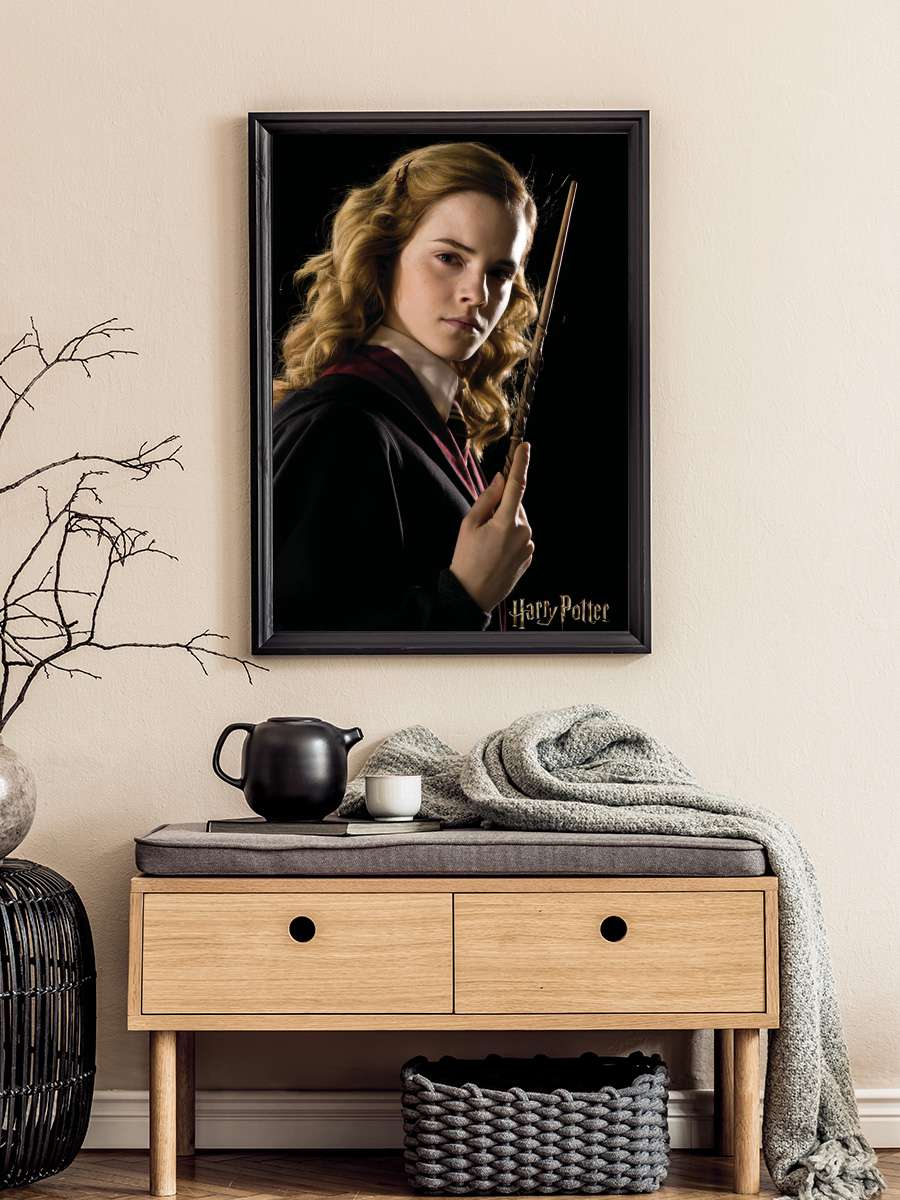 Harry Potter - Hermione Granger… Granger portrait Film Poster Tablo Siyah Çerçeveli Yüksek Kalite Film Duvar Tablo