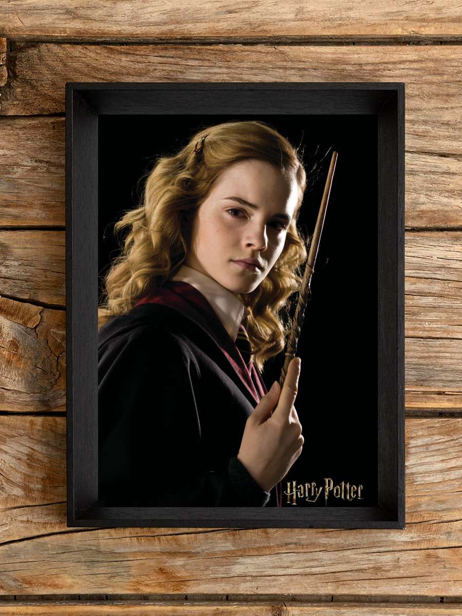 Harry Potter - Hermione Granger… Granger portrait Film Poster Tablo Siyah Çerçeveli Yüksek Kalite Film Duvar Tablo