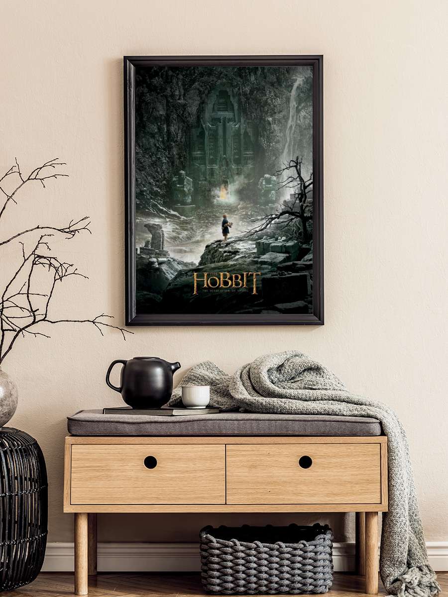 Hobbit - Ravenhill Film Poster Tablo Siyah Çerçeveli Yüksek Kalite Film Duvar Tablo