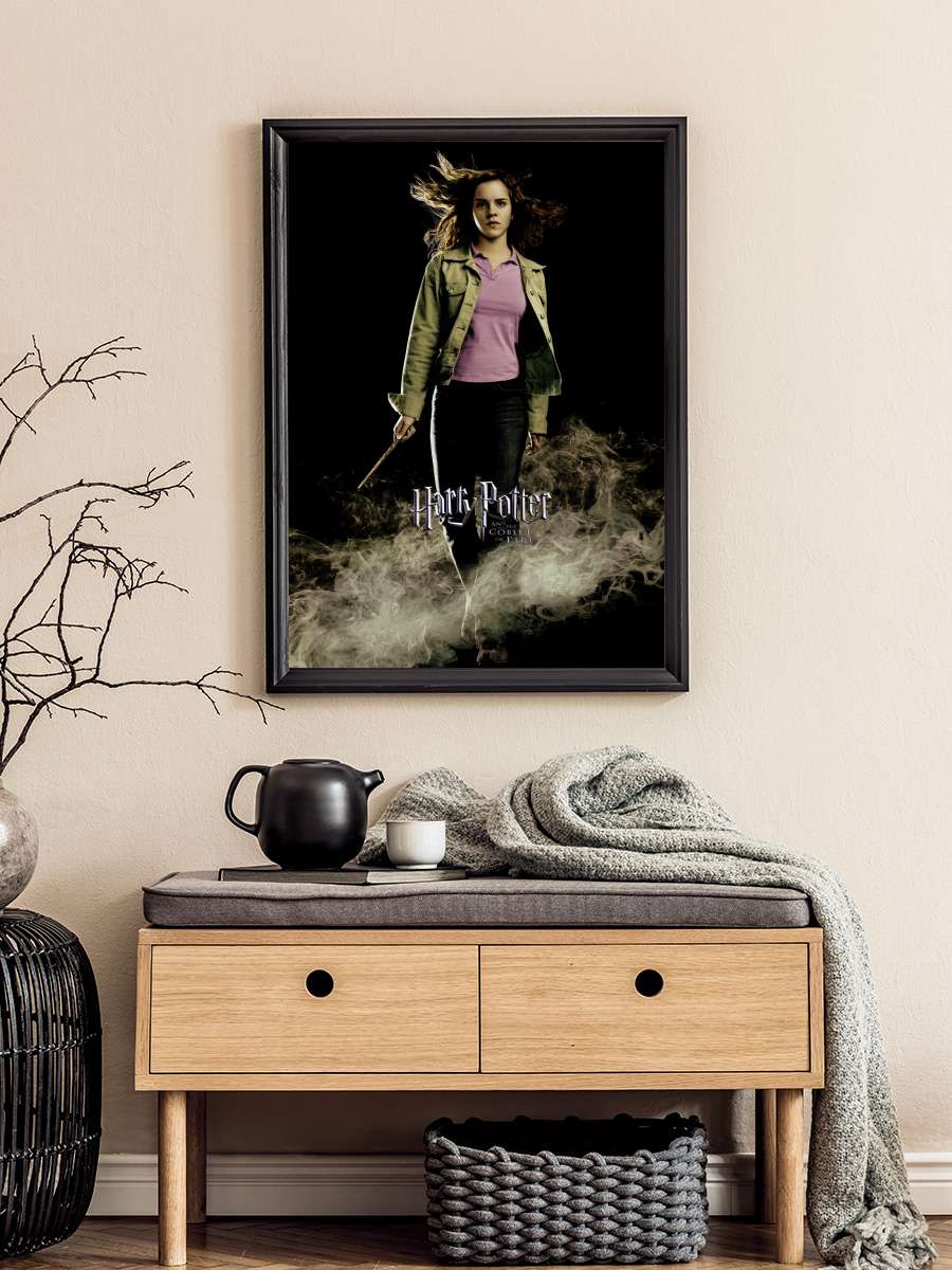 Harry Potter - Hermione Granger Film Poster Tablo Siyah Çerçeveli Yüksek Kalite Film Duvar Tablo