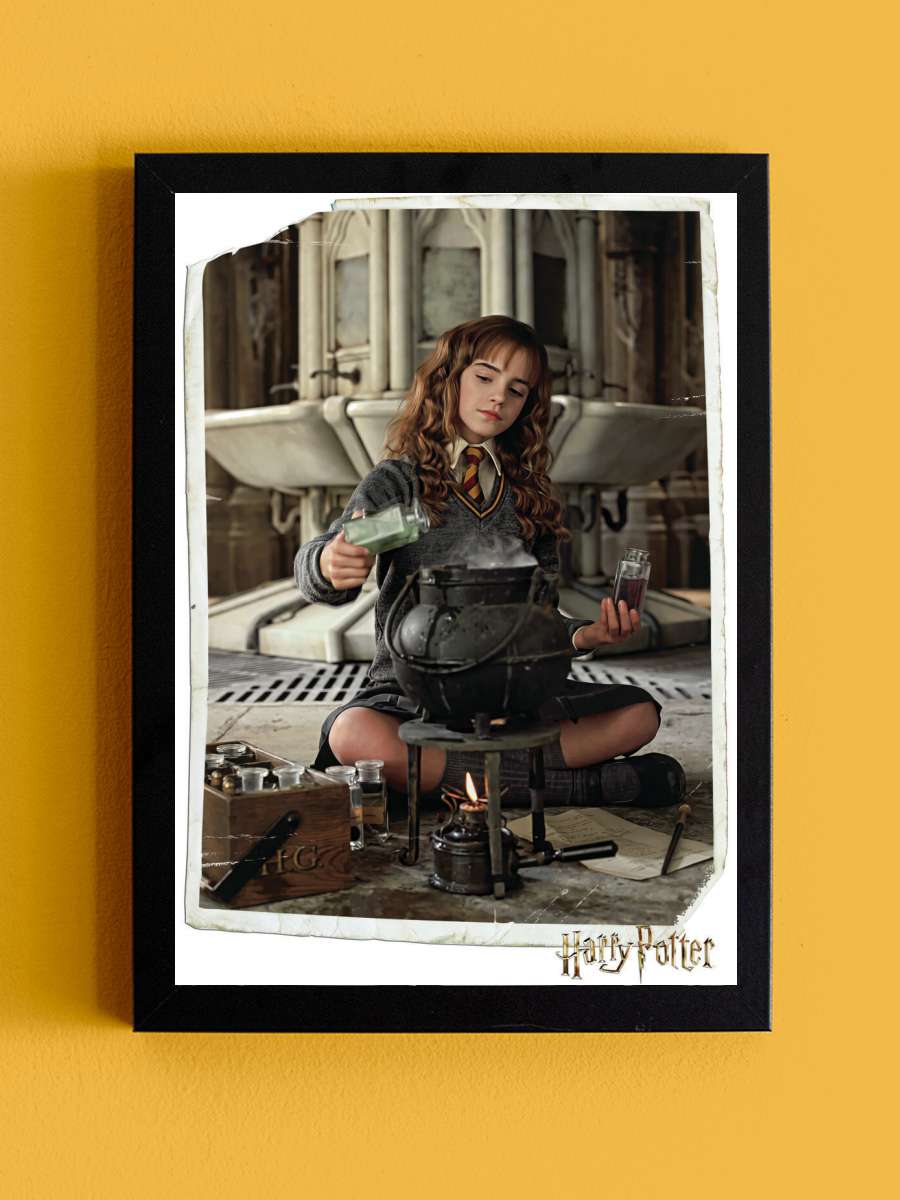 Harry Potter - Hermione Granger Film Poster Tablo Siyah Çerçeveli Yüksek Kalite Film Duvar Tablo