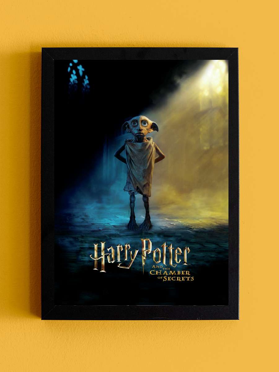 Harry Potter - Dobby Film Poster Tablo Siyah Çerçeveli Yüksek Kalite Film Duvar Tablo