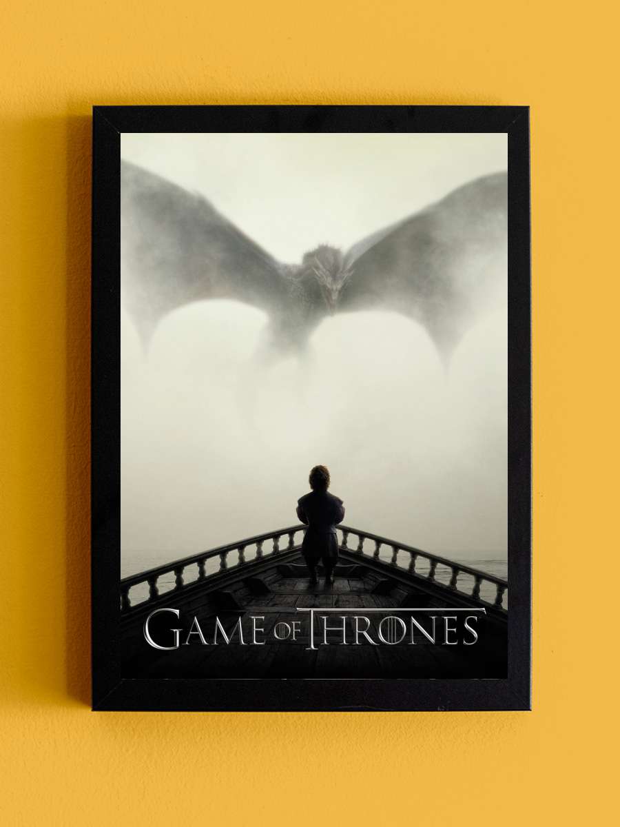 Game of Thrones - Season 5 Key… Key art Film Poster Tablo Siyah Çerçeveli Yüksek Kalite Film Duvar Tablo