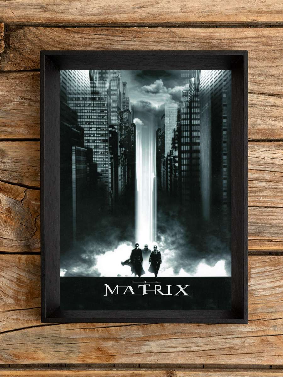 Matrix - Reloaded Film Poster Tablo Siyah Çerçeveli Yüksek Kalite Film Duvar Tablo