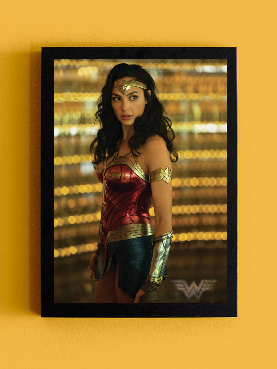 Wonder Woman 1984 - Solo Film Poster Tablo Siyah Çerçeveli Yüksek Kalite Film Duvar Tablo