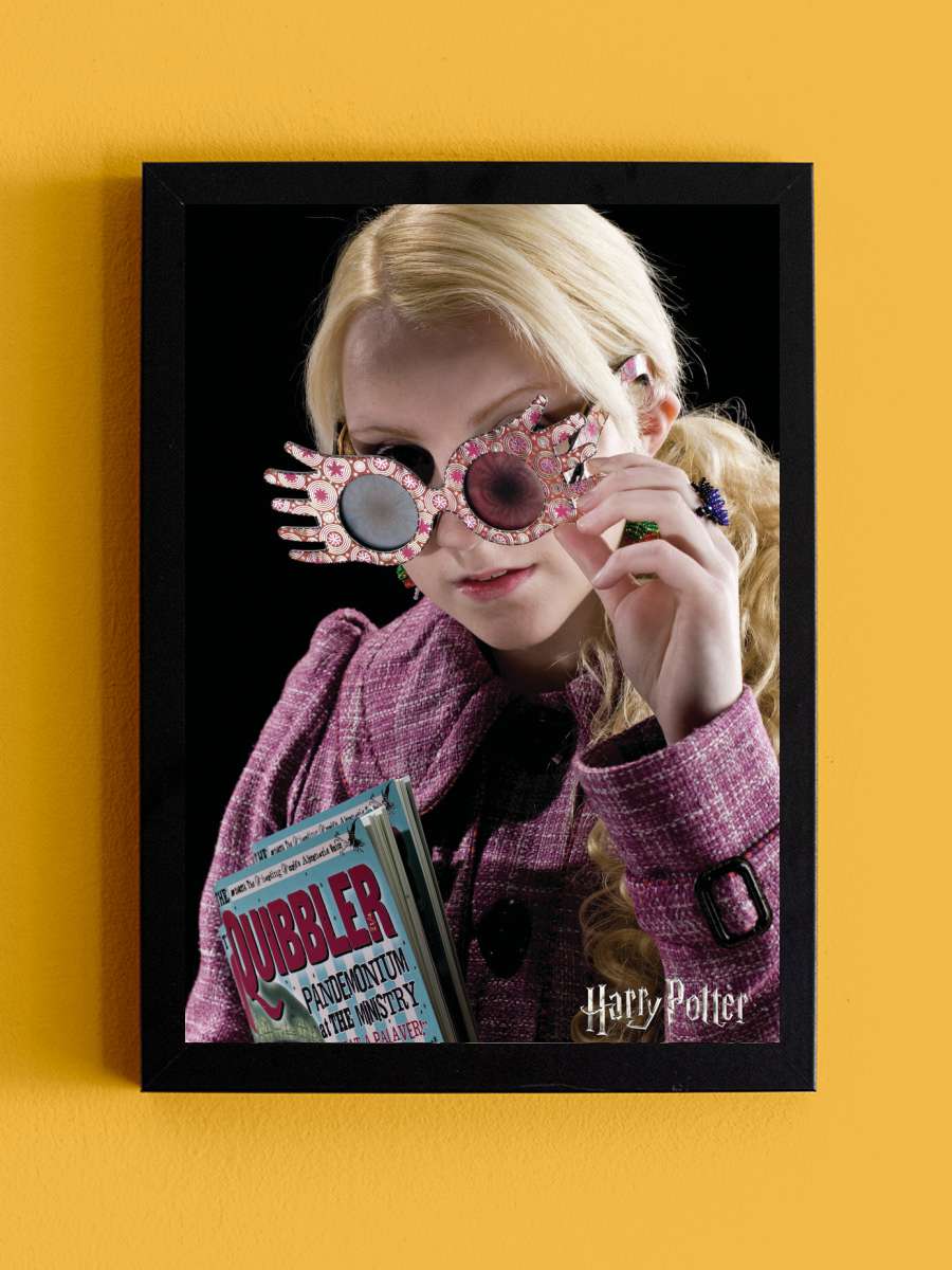 Harry Potter - Luna Lovegood Film Poster Tablo Siyah Çerçeveli Yüksek Kalite Film Duvar Tablo