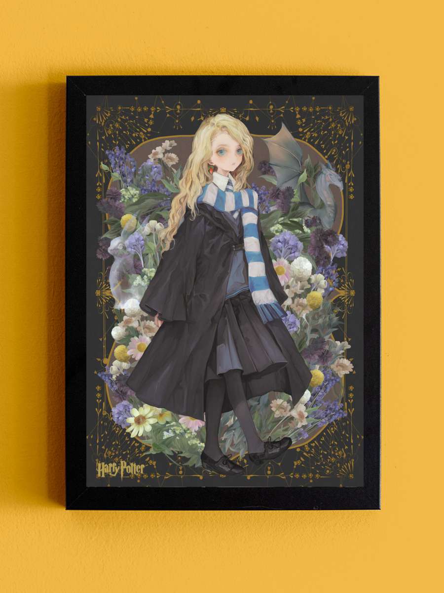 Luna Lovegood - Yume Film Poster Tablo Siyah Çerçeveli Yüksek Kalite Film Duvar Tablo