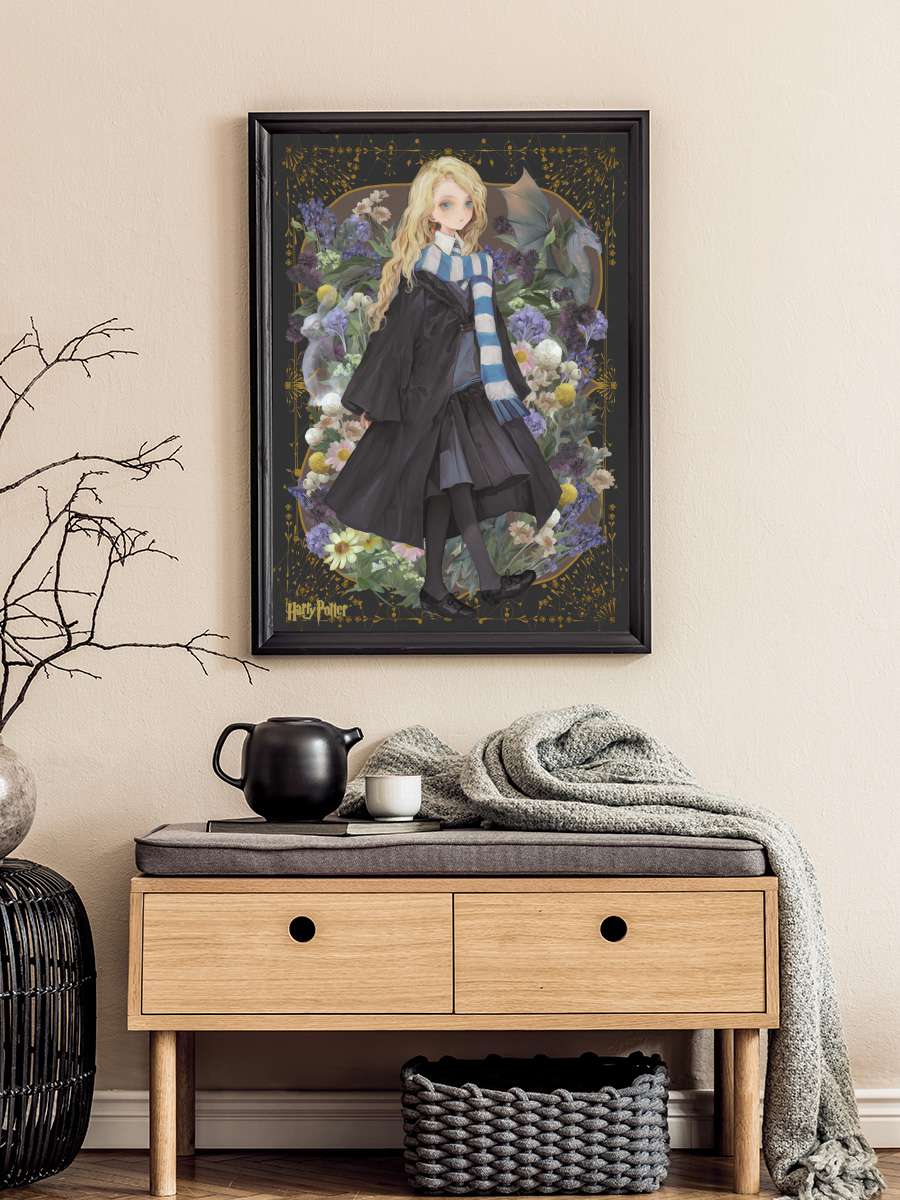 Luna Lovegood - Yume Film Poster Tablo Siyah Çerçeveli Yüksek Kalite Film Duvar Tablo