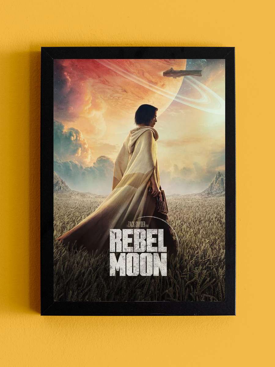 Rebel Moon - Through the Fields Film Poster Tablo Siyah Çerçeveli Yüksek Kalite Film Duvar Tablo