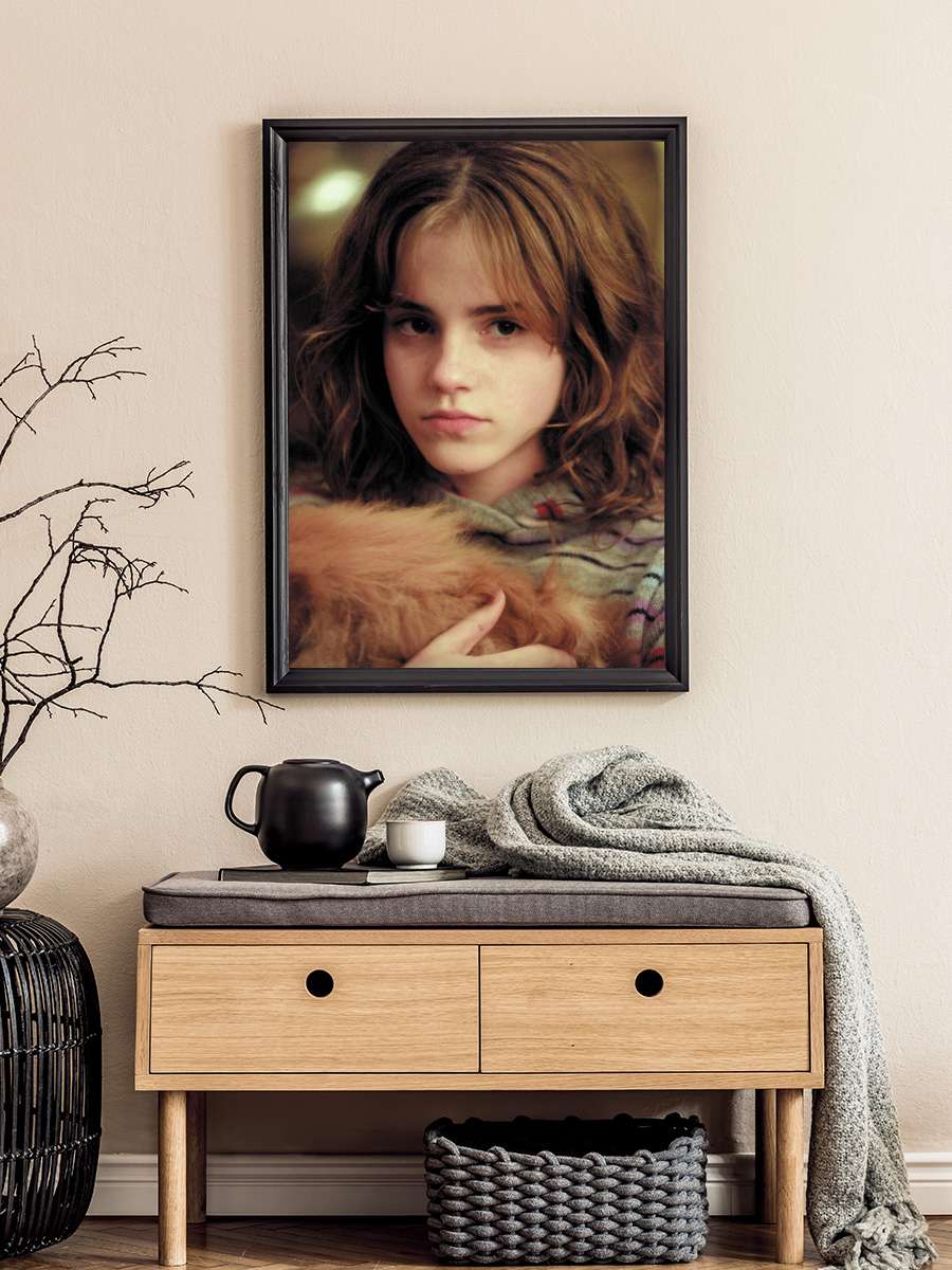 Harry Potter - Hermione Granger Film Poster Tablo Siyah Çerçeveli Yüksek Kalite Film Duvar Tablo