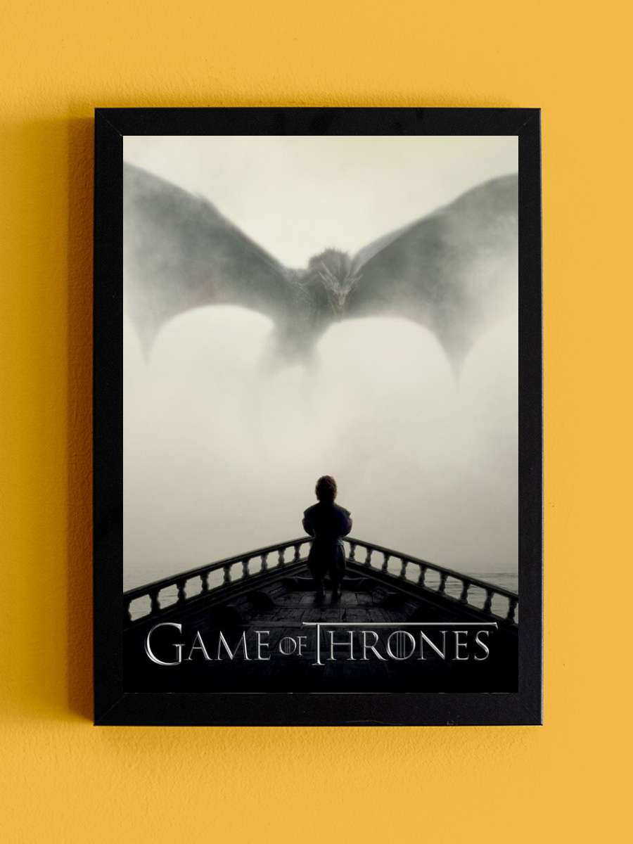 Game of Thrones - Season 5 Key art Film Poster Tablo Siyah Çerçeveli Yüksek Kalite Film Duvar Tablo